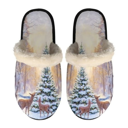 Renewold Fuzzy Boot Slippers Women Girls Christmas Pine Elks Shoes Soft Cozy Up Fluff Slippers Winter Indoor Bedroom Flat Slides Size L
Renewold Fuzzy Boot Slippers Women Girls Christmas Pine Elks Shoes Soft Cozy Up Fluff Slippers Winter Indoor Bedroom Flat Slides Size L