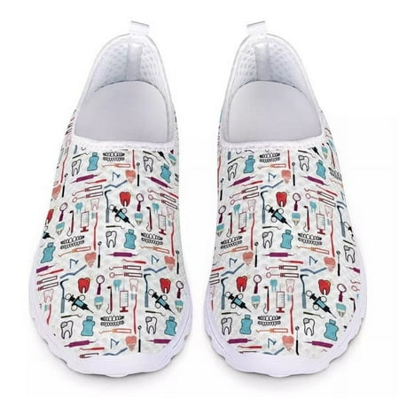 Breathable Female Flats Nurse Sneakers Fashion Women Summer Mesh Shoe 3D Cartoon Dentist/Tooth Pattern Zapatos Mujer
Breathable Female Flats Nurse Sneakers Fashion Women Summer Mesh Shoe 3D Cartoon Dentist/Tooth Pattern Zapatos Mujer
