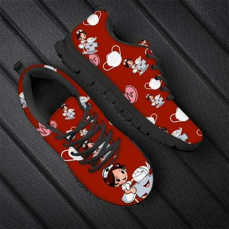 Cartoon Nurse Shoes for Women Medical Surgical Designer Breathable Ladies Sneakers Lace Up Flats Jogging Sport Running Shoes
Cartoon Nurse Shoes for Women Medical Surgical Designer Breathable Ladies Sneakers Lace Up Flats Jogging Sport Running Shoes