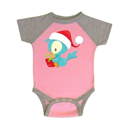 Inktastic Christmas Bird Blue Bird Bird With Present Gift Baby Boy or Baby Girl Bodysuit
Inktastic Christmas Bird Blue Bird Bird With Present Gift Baby Boy or Baby Girl Bodysuit