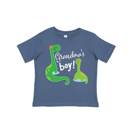 Inktastic Grandmas Boy Grandson Dinosaur Gift Toddler Boy Girl T-Shirt