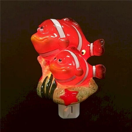 Mr. MJs HO-NL238TR Two Crown Fish Shaped Night Light