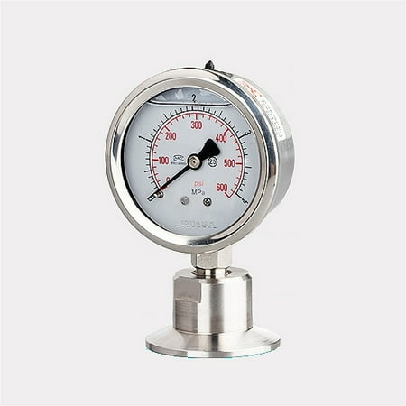 2bar-40bar Stainless Steel 304 Sanitary Diaphragm Pressure Gauge Oil filled shockproof Measurement for food beer pharmaceutical
2bar-40bar Stainless Steel 304 Sanitary Diaphragm Pressure Gauge Oil filled shockproof Measurement for food beer pharmaceutical