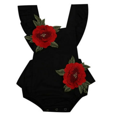 Newborn Baby Girls Clothes Summer Beautiful Embroidered Sleeveless Backless Romper Jumpsuit
Newborn Baby Girls Clothes Summer Beautiful Embroidered Sleeveless Backless Romper Jumpsuit