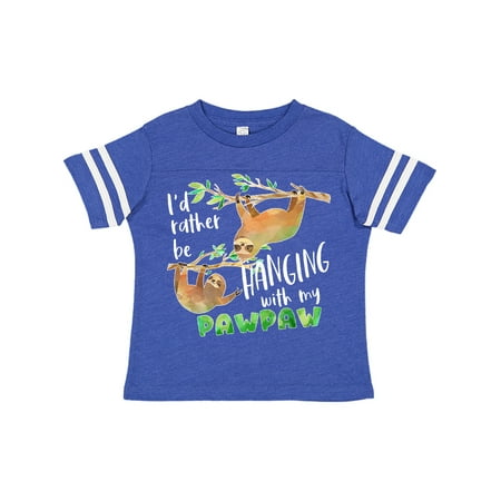 Inktastic Id Rather Be Hanging with my Pawpaw- Cute Sloths Gift Toddler Boy or Toddler Girl T-Shirt
Inktastic Id Rather Be Hanging with my Pawpaw- Cute Sloths Gift Toddler Boy or Toddler Girl T-Shirt
