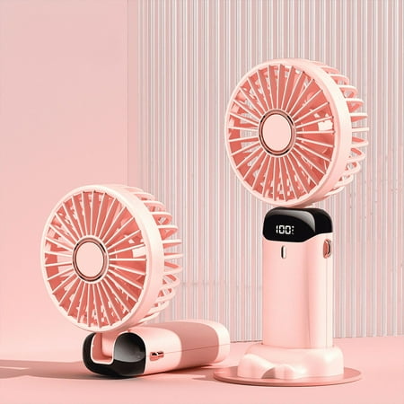 Mini Handheld Fan Portable Fan 5 Speed Adjustable 3000mAh Battery Powered Rechargeable USB Quiet Cooling Fan with Base Cherry Blossom Powder
Mini Handheld Fan Portable Fan 5 Speed Adjustable 3000mAh Battery Powered Rechargeable USB Quiet Cooling Fan with Base Cherry Blossom Powder