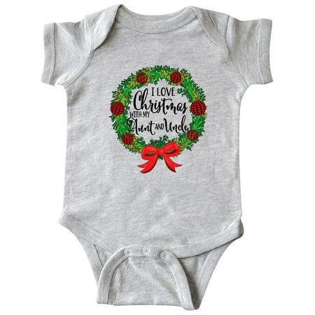 Inktastic I Love Christmas with My Aunt and Uncle Wreath Gift Baby Boy or Baby Girl Bodysuit
Inktastic I Love Christmas with My Aunt and Uncle Wreath Gift Baby Boy or Baby Girl Bodysuit