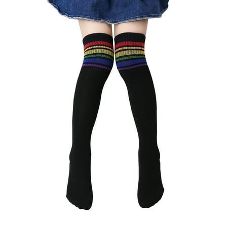 Clearance Sale Children s Socks Cotton Colorful Stripes Student Rainbow Over The Knee High Socks Fashion All-match One Size
Clearance Sale Children s Socks Cotton Colorful Stripes Student Rainbow Over The Knee High Socks Fashion All-match One Size