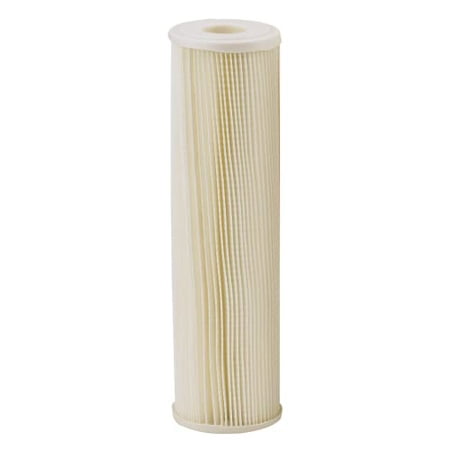 Pentair Pentek ECP5-10 Sediment Water Filter 10-Inch Under Sink Pleated Cellulose Polyester Replacement Cartridge 10 x 2.5 White End-Cap 5 Micron
Pentair Pentek ECP5-10 Sediment Water Filter 10-Inch Under Sink Pleated Cellulose Polyester Replacement Cartridge 10 x 2.5 White End-Cap 5 Micron