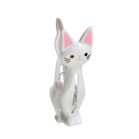 tangnade food storage cartoon cute cat shape clip sealing clip bag clip