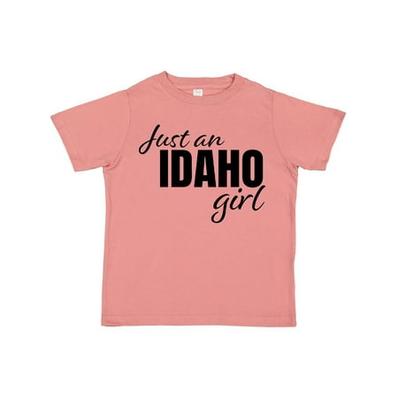 Inktastic Just an Idaho Girl Born and Raised Gift Toddler Toddler Girl T-Shirt
