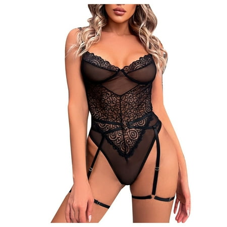 OAVQHLG3B Womens Lingerie Sexy Lace Teddy Underwear Sleepwear Backless Naughty Outfits One Piece Bodysuits with Garter Belt
OAVQHLG3B Womens Lingerie Sexy Lace Teddy Underwear Sleepwear Backless Naughty Outfits One Piece Bodysuits with Garter Belt