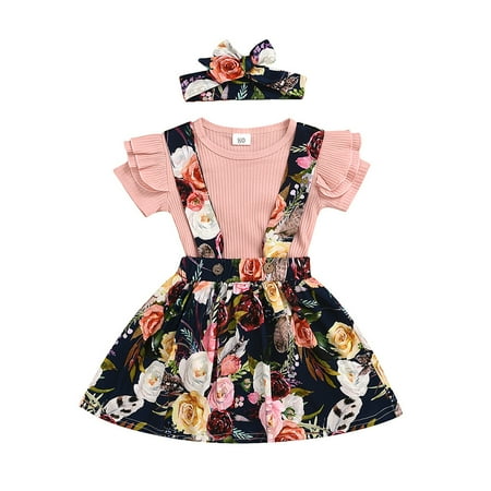 Summer Savings Clearance! Stamzod Baby Girl Clothes 2023 Summer Solid Color T-Shirt Tops Floral Suspender Skirt Headband Outfits Set 2-7Y Girl Set Clothes
Summer Savings Clearance! Stamzod Baby Girl Clothes 2023 Summer Solid Color T-Shirt Tops Floral Suspender Skirt Headband Outfits Set 2-7Y Girl Set Clothes