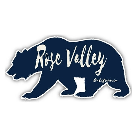 Rose Valley California Souvenir 3x1.5-Inch Fridge Magnet Bear Design