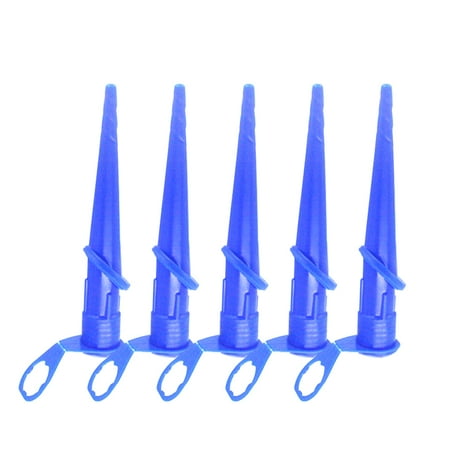 5pcs Pointing Caulking Nozzle Universal Glass Glue Tip Mouth Construction Tools