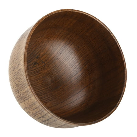 Wooden Bowl Food Container Wood Easy Clean For Hold The Rice And Salad