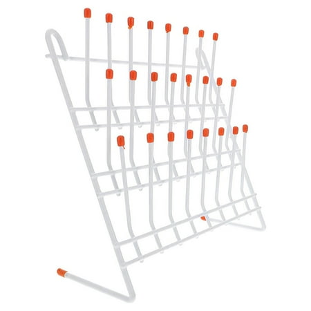 Lab Drying Rack 24 Pegs Lab Glassware Rack Wire Glassware Drying Rack Wall Mount/ Lab Glass Drying Rack