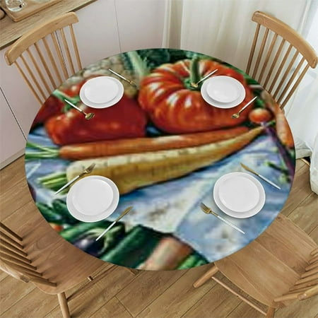 BCIIG Vegetables Round Table Cover Stain Resistant Washable Indoor Outdoor Tablecloth Kitchen Dining Wedding Parties Table Cloth 100% Polyester Fiber 42 -46
BCIIG Vegetables Round Table Cover Stain Resistant Washable Indoor Outdoor Tablecloth Kitchen Dining Wedding Parties Table Cloth 100% Polyester Fiber 42 -46