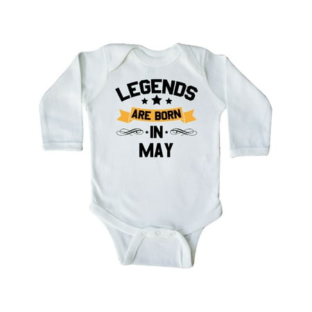 Inktastic legends are born in may Gift Baby Boy or Baby Girl Long Sleeve Bodysuit
Inktastic legends are born in may Gift Baby Boy or Baby Girl Long Sleeve Bodysuit