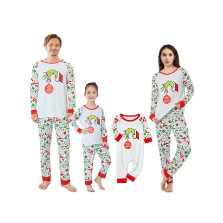 Ma&Baby Family Christmas Pjs Matching Sets Pajamas for Family Xmas Cartoon Sleepwear Set
Ma&Baby Family Christmas Pjs Matching Sets Pajamas for Family Xmas Cartoon Sleepwear Set