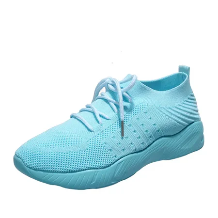 Outdoor Soft Sole Flying Woven Sneakers Breathable Lace-Up Running Shoes Women‘s Footwear
Outdoor Soft Sole Flying Woven Sneakers Breathable Lace-Up Running Shoes Women‘s Footwear