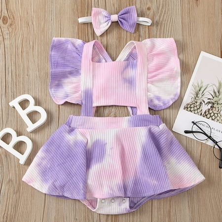 Baby girl skirt Child dress Newborn Infant Baby Girls Ruffle Tie-dye Ribbed Romper Bodysuit Clothes CHMORA
Baby girl skirt Child dress Newborn Infant Baby Girls Ruffle Tie-dye Ribbed Romper Bodysuit Clothes CHMORA