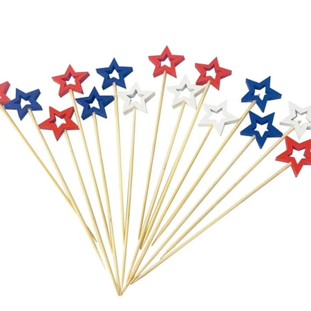 50Pcs SkyAuks Cocktail Picks Red White Blue Star Cocktail Picks Party Supplies Multi-Color
50Pcs SkyAuks Cocktail Picks Red White Blue Star Cocktail Picks Party Supplies Multi-Color