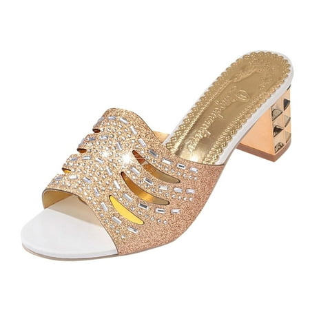 Fashion Summer Women Sandals Fish Mouth Solid Color Hollow Sequins Mid Heel Sexy Style Pu sandals for Women Gold
Fashion Summer Women Sandals Fish Mouth Solid Color Hollow Sequins Mid Heel Sexy Style Pu sandals for Women Gold