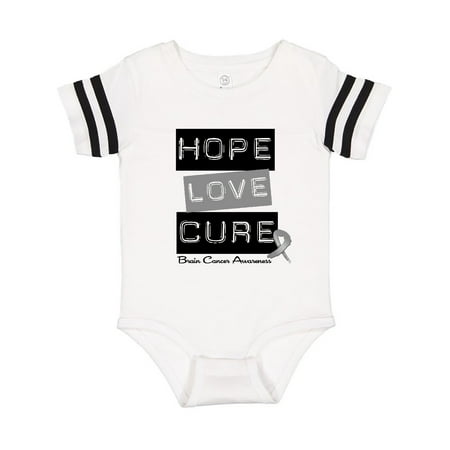 Inktastic Brain Cancer Hope Love Cure Gift Baby Boy or Baby Girl Bodysuit 
Inktastic Brain Cancer Hope Love Cure Gift Baby Boy or Baby Girl Bodysuit