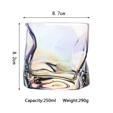 Creative Irregular Whiskey Glass Household Twisted Shaped Beer Mug Heat-resistant Lead-Free Glass Mug
Creative Irregular Whiskey Glass Household Twisted Shaped Beer Mug Heat-resistant Lead-Free Glass Mug