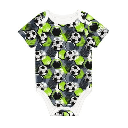 Matuu Football for Baby Short-Sleeve Bodysuit Soft Cotton Comfortable and Breathable Perfect for Newborns and Infants
Matuu Football for Baby Short-Sleeve Bodysuit Soft Cotton Comfortable and Breathable Perfect for Newborns and Infants