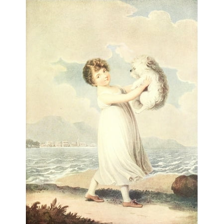 The Connoisseur 26 1910 My Dear Little Shock Poster Print by Adam Buck
