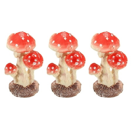 4pcs Adorable Mushroom Toadstool Miniature Fairy Garden Terrarium Figurine House Layout Decor (3 Head Red 3 x 2.6 x 5cm)
4pcs Adorable Mushroom Toadstool Miniature Fairy Garden Terrarium Figurine House Layout Decor (3 Head Red 3 x 2.6 x 5cm)