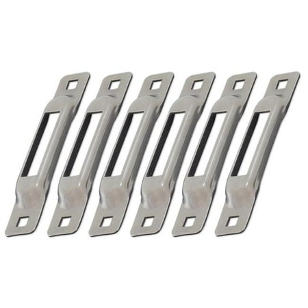 Unfinished E-Track Single Strap Anchors - Pack of 6