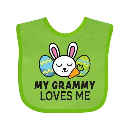 Inktastic My Grammy Loves Me with Bunny and Easter Eggs Boys or Girls Baby Bib
Inktastic My Grammy Loves Me with Bunny and Easter Eggs Boys or Girls Baby Bib
