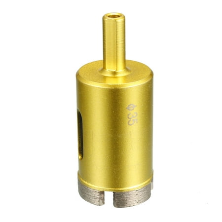 Uxcell 35mm Dry/Wet Sintered Diamond Core Drill Bits for Concrete Stone Gold Tone
Uxcell 35mm Dry/Wet Sintered Diamond Core Drill Bits for Concrete Stone Gold Tone