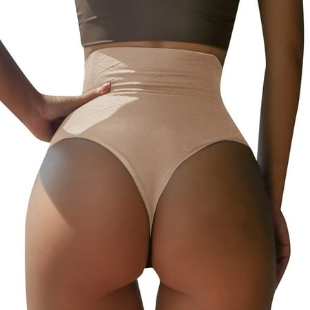 

KaLI_store Womens Underwear Seamless Underwear for Women Cotton Hipster Panties Low Rise Breathable Ladies Briefs Beige M