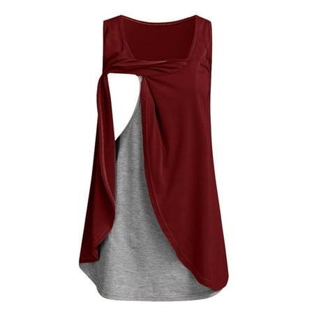 Ovzne Maternity Clothing Winter Maternity Clothing For Women Pregnant Women Clothes Round Neck Sleeveless Stitching Maternity Nursing Top Maternity Clothing Sets For Women
Ovzne Maternity Clothing Winter Maternity Clothing For Women Pregnant Women Clothes Round Neck Sleeveless Stitching Maternity Nursing Top Maternity Clothing Sets For Women