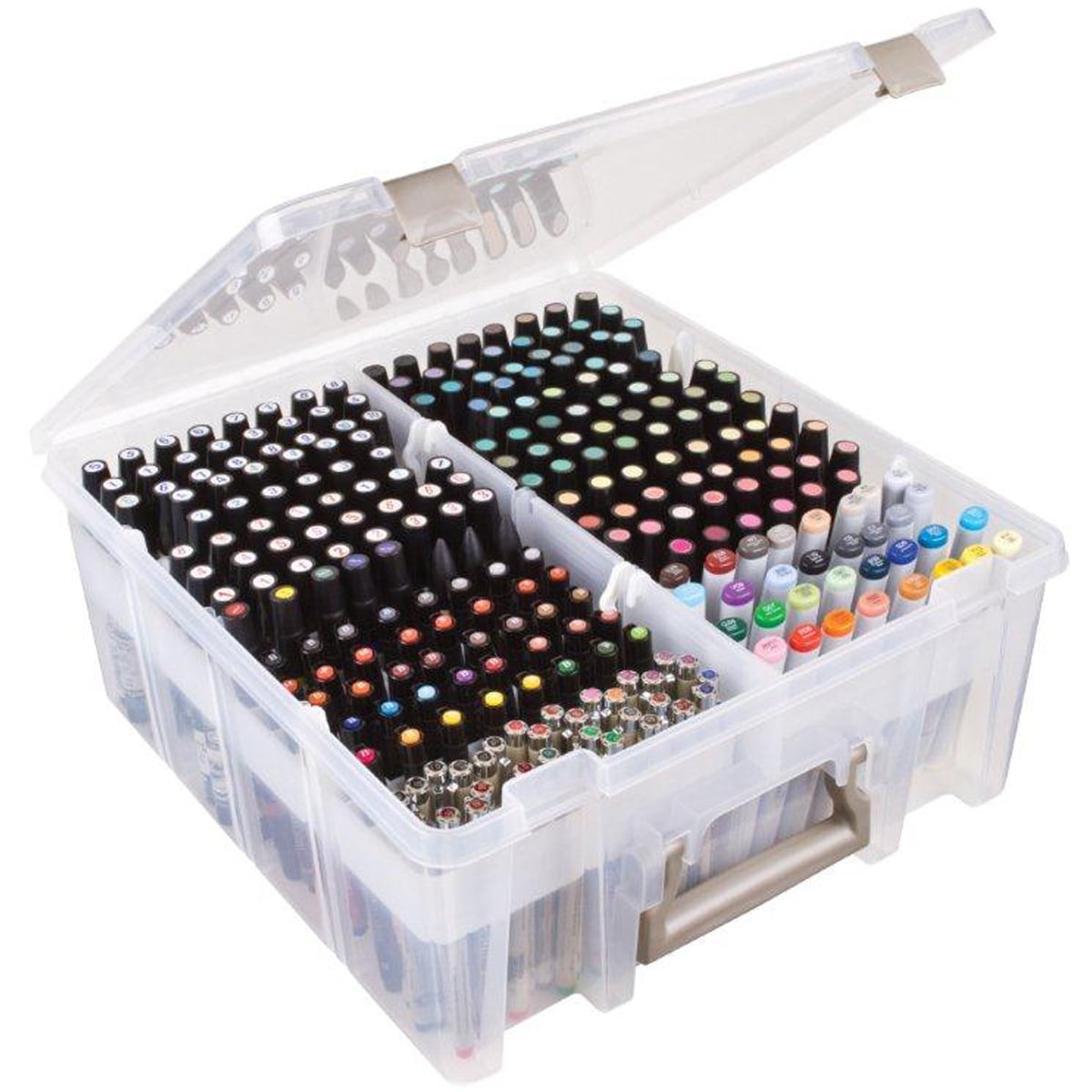 Coral Art and Craft Supply Storage Container Box 6990AG ArtBin Super Satchel Double Deep with