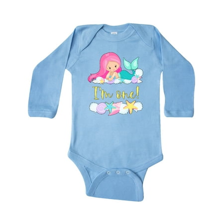 Inktastic I m 1 Mermaid with Pink Hair and Shells Gift Baby Boy or Baby Girl Long Sleeve Bodysuit
Inktastic I m 1 Mermaid with Pink Hair and Shells Gift Baby Boy or Baby Girl Long Sleeve Bodysuit