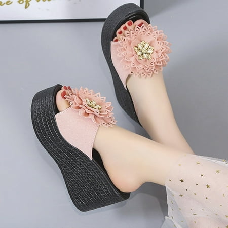 Sandals Women Casual Peep Toe High Chunky Wedge Heels Shoes Exquisite Flowers Slippers
Sandals Women Casual Peep Toe High Chunky Wedge Heels Shoes Exquisite Flowers Slippers