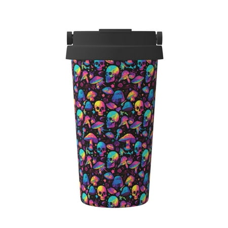 Goofa colorful mushroom Skull for Insulated Travel Coffee Mug Spill Proof Leak Proof 16 OZCoffee Tumbler Reusable Coffee Cups with Lids Thermos for Hot and Cold Drink
Goofa colorful mushroom Skull for Insulated Travel Coffee Mug Spill Proof Leak Proof 16 OZCoffee Tumbler Reusable Coffee Cups with Lids Thermos for Hot and Cold Drink