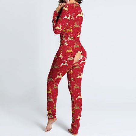 Women s Button-Down Christmas Print Functional Buttoned Flap Adults Jumpsuit Jumpsuit with Train Jumpsuit with Corset for Women
Women s Button-Down Christmas Print Functional Buttoned Flap Adults Jumpsuit Jumpsuit with Train Jumpsuit with Corset for Women