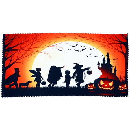 OUNONA 1pc Halloween Table Runner Decorative Tablecloth Creative Dining Table Placemat
OUNONA 1pc Halloween Table Runner Decorative Tablecloth Creative Dining Table Placemat