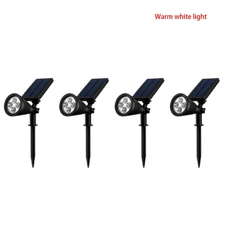 Rinhoo 4LED Landscape Spotlight Waterproof Solar Powered Light Security Garden Wall Lamp for Outdoor Warm White 4pcs
Rinhoo 4LED Landscape Spotlight Waterproof Solar Powered Light Security Garden Wall Lamp for Outdoor Warm White 4pcs