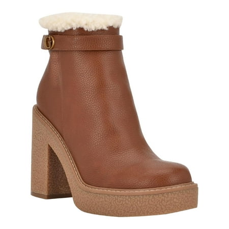 Guess Womens Peggey Faux Leather Ankle Ankle Boots