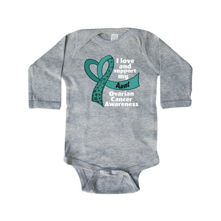 Inktastic I Love and Support My Aunt Ovarian Cancer Teal Ribbon Heart Gift Baby Boy or Baby Girl Long Sleeve Bodysuit
Inktastic I Love and Support My Aunt Ovarian Cancer Teal Ribbon Heart Gift Baby Boy or Baby Girl Long Sleeve Bodysuit