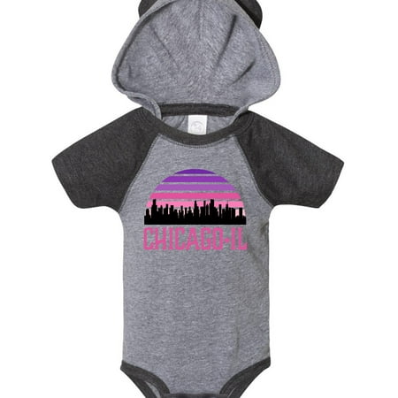 Inktastic Chicago Gifts Souvenirs for Kids Gift Baby Girl Bodysuit