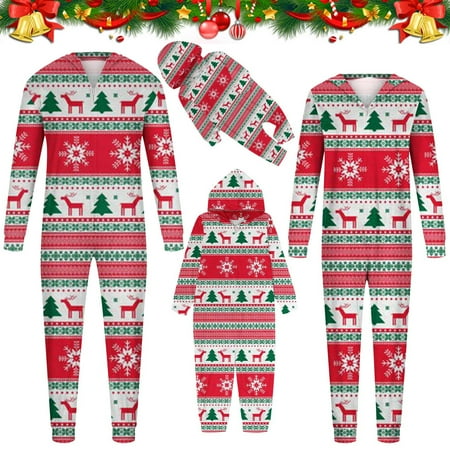YYDGH Christmas Pajamas for Family 2023 Classic Elk Reindeer Tree Printed Hooded Jumpsuits Holiday Outfits Family Pjs Matching Sleepwear
YYDGH Christmas Pajamas for Family 2023 Classic Elk Reindeer Tree Printed Hooded Jumpsuits Holiday Outfits Family Pjs Matching Sleepwear
