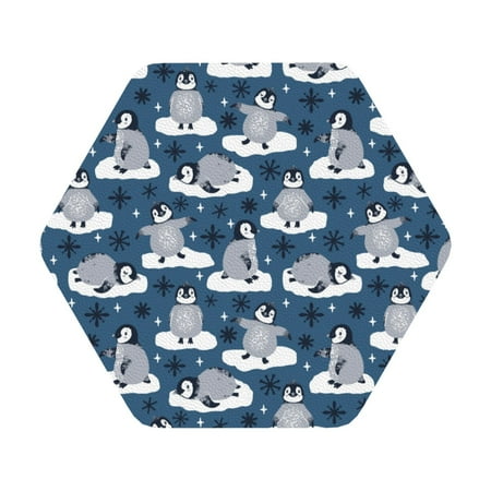 Zeuib Snow Penguin Print Set of 6 Coasters for Drinks Glass & Cups Stain Protection Table Coaster Set Decorative Coffee Cup Coasters Housewarming Gift for Home Decor Hexagon
Zeuib Snow Penguin Print Set of 6 Coasters for Drinks Glass & Cups Stain Protection Table Coaster Set Decorative Coffee Cup Coasters Housewarming Gift for Home Decor Hexagon